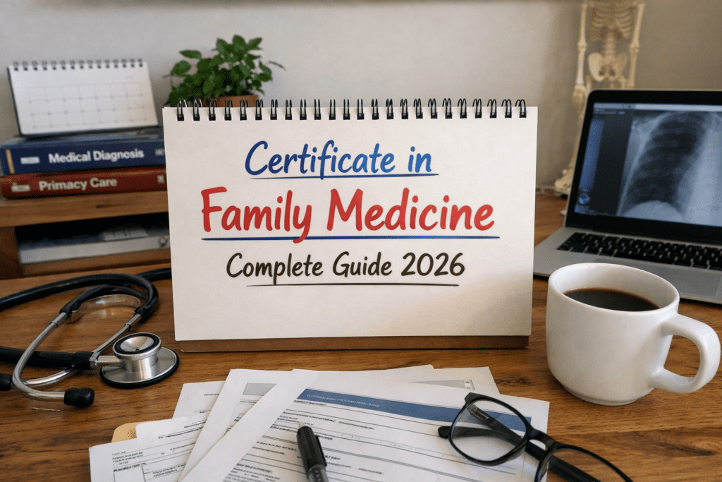 Certificate in family medicine 2026