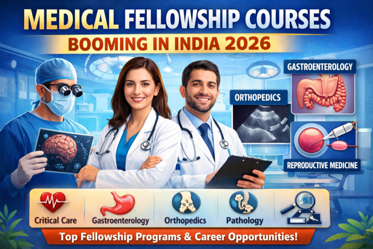 Medical Fellowship Courses Booming in India 2026
