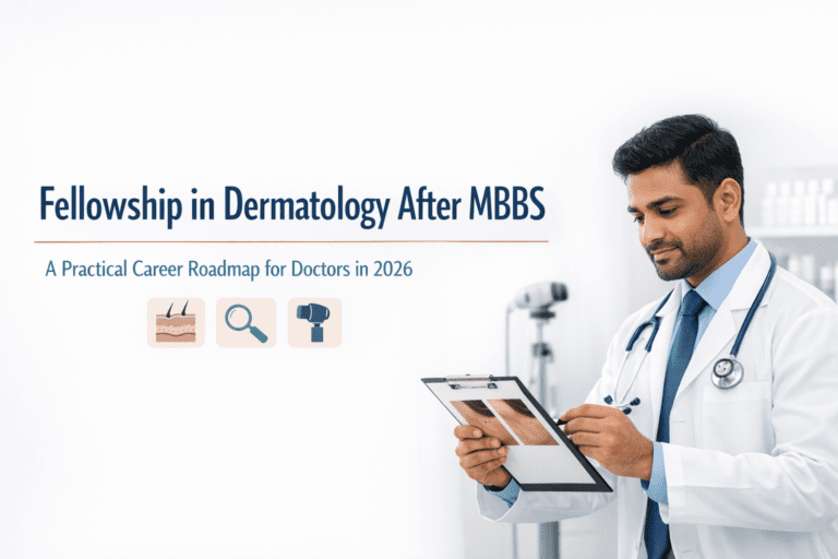 fellowship in dermatology after MBBS for clinical practice growth