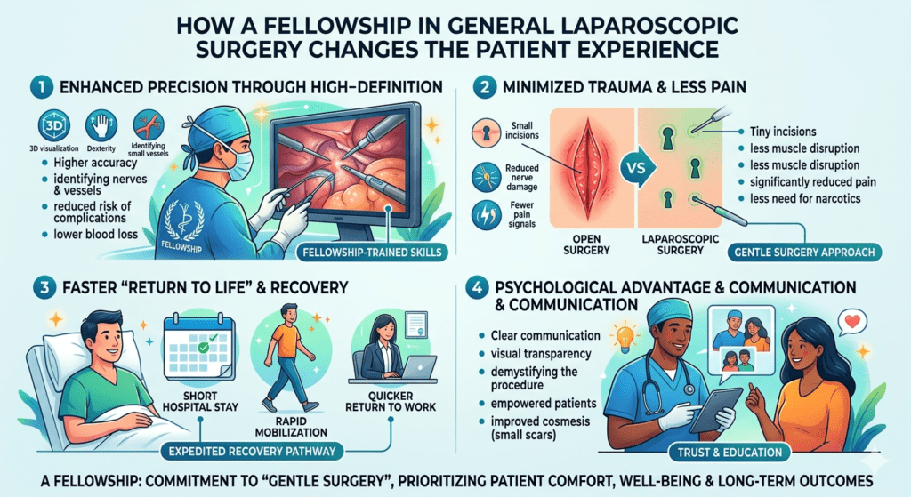 How Does a Fellowship in General Laparoscopic Surgery Change the Patient Experience?
