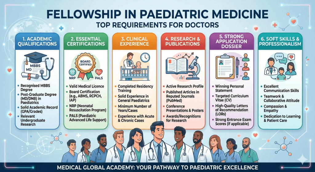 What are the Top Requirements for a Fellowship in Paediatric Medicine