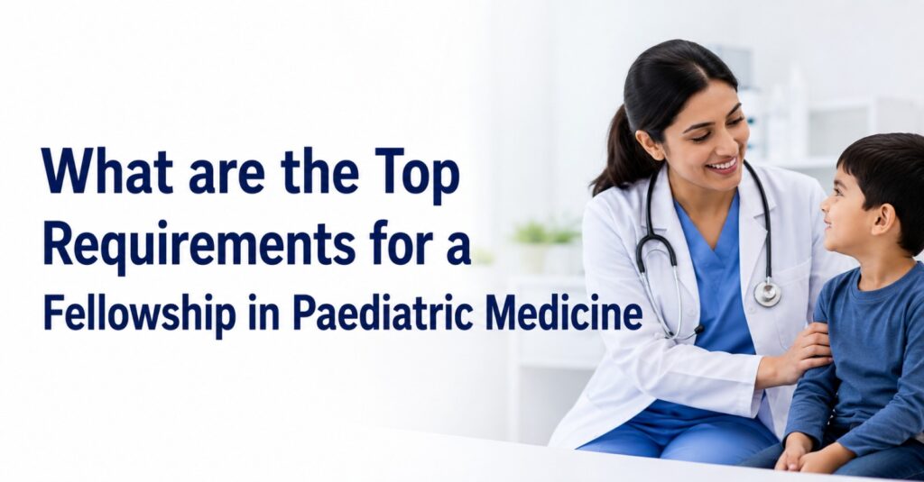 What are the Top Requirements for a Fellowship in Paediatric Medicine