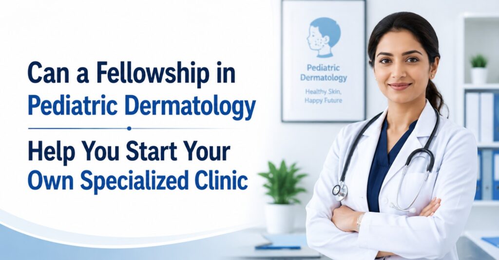 Can a Fellowship in Pediatric Dermatology Help You Start Your Own Specialized Clinic
