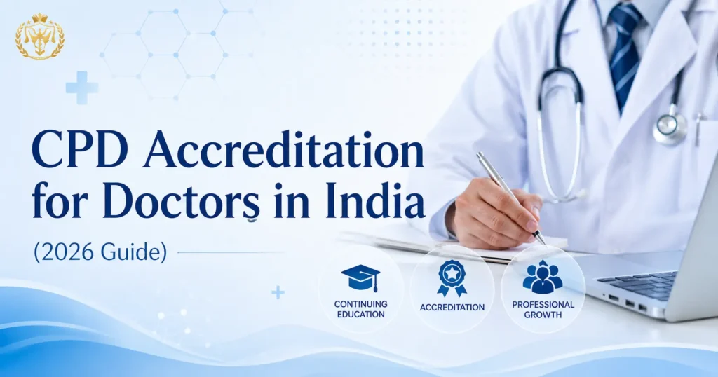CPD accreditation for doctors in India — what it means, how it differs from CME and PG qualifications, and how to evaluate a credible program