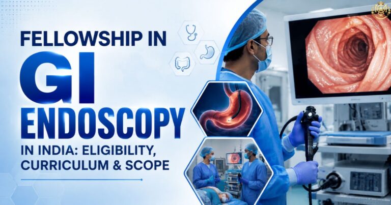 Doctor performing a procedure representing a fellowship in GI endoscopy