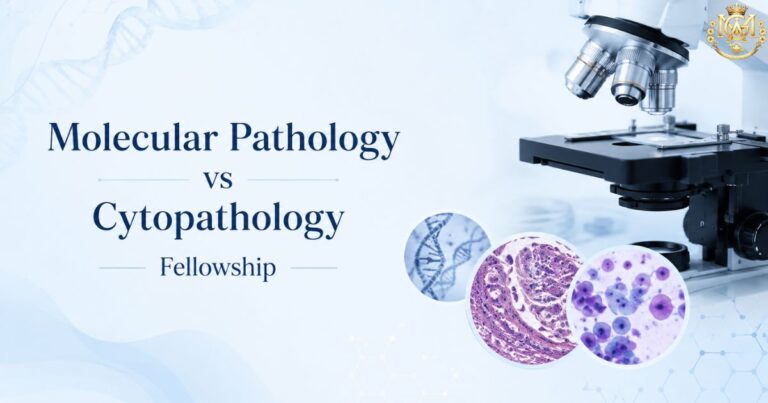 Pathologists comparing subspecialties to choose between a fellowship in molecular pathology and cytopathology