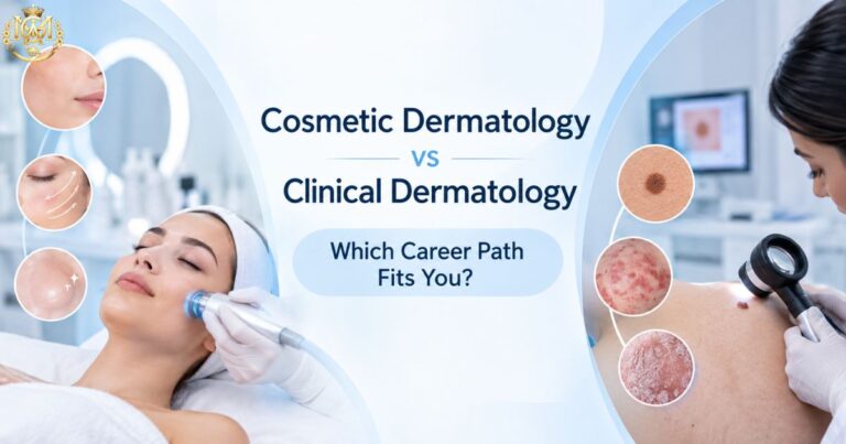 Comparison of cosmetic and clinical dermatology career paths and daily practice