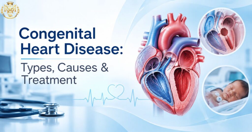Doctor performing an echocardiogram to diagnose and treat pediatric congenital heart disease